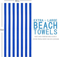 1 x RAW Customer Returns Eletiffi Beach Towel Large Pool Towels Praia Women Men Terry Lightweight Pareo XXL Anti-Sand Sarongs Beach Towels Family Accessories for Children s Birthday Gifts 100x180 - RRP €41.99