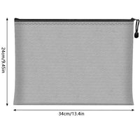 3 x RAW Customer Returns 12 Pieces Document Bag, A4 Document Folder, Mesh Document Wallet, Waterproof Document Folder, for School, Office, Homework, Cosmetics, Receipt Storage - RRP €65.97