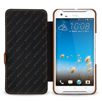 1 x Brand New STILGUT Book Type Case, leather case compatible with HTC One X9, black with clip - RRP €15.64