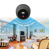 1 x RAW Customer Returns WiFi Camera, 1080P Wireless Small Video Camera with Night Vision, One Button Control, 150 Wide Angle, Remote Surveillance Security Camera for Home, Indoor and Outdoor Use - RRP €21.92