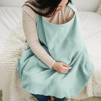 1 x RAW Customer Returns AlloFuu Nursing Cover Nursing Apron Soft and Breathable Nursing Scarf - Nursing Cover for On the Go Nursing Cover - RRP €11.09