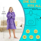 2 x Brand New REDESS Blanket with Sleeves Blankets Hoodie Sweatshirt, Wearable Blanket, Oversized Sherpa with Sleeves and Giant Pocket, Cozy Hoodie, Warm for Adult Kids - RRP €55.2