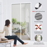 1 x RAW Customer Returns MYCARBON Mosquito Net for Door and Window Magnetic Breathable Anti-Fly Curtain for Outdoor Magnetic Mosquito Net 110x220, White  - RRP €18.99