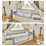 1 x RAW Customer Returns CCLIFE Foldable Bed Rail with Printing Child Safety Guard, Portable Bed Rail 120cm - RRP €32.71