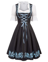 1 x RAW Customer Returns JASAMBAC ladies, dirndl, 3-piece traditional dress for Oktoberfest, carnival - RRP €79.99