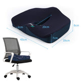 1 x RAW Customer Returns Feagar Orthopedic Seat Cushion - Ergonomic Seat Cushions for Coccyx Sciatica Lumbar - Memory Foam Cushion for Office Home Car Wheelchair, Blue - RRP €35.99