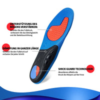 1 x RAW Customer Returns Insoles for work shoes - Gel insoles for work shoes - Insoles for plantar fasciitis, foot pain - Shoe insoles for everyday life and work -M - RRP €25.2