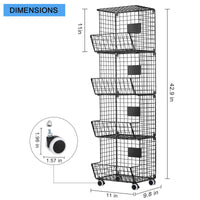 1 x RAW Customer Returns Shinoske Fruit Basket 4 Tier Fruit Vegetable Baskets Metal Vegetable Basket Kitchen Storage Basket with Pulleys for Kitchen Fruit Vegetable Toiletries Bathroom Storage - RRP €49.1