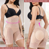 1 x RAW Customer Returns Bingrong Women s Butt Push Up Underpants Tummy Control Bodice Pants with Leg Butt Lift Shapewear Shaping Bodice Briefs High Waist Body Shape Breathable Mider Pants Figure Shaping Underwear Medium, Skin Color  - RRP €27.05