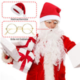 2 x RAW Customer Returns Large Christmas bag, Santa Claus bag, large Christmas gift bag red and white, 70 x 110 cm , Santa Claus glasses, Santa Claus bell - RRP €36.28