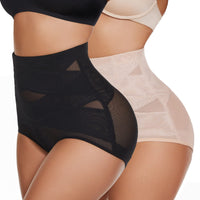 1 x RAW Customer Returns YADIFEN Women s Shapewear Underpants Tummy Control Figure-shaping Bodice Pants High Waist Underwear Figure-shaping Bodice Briefs Comfortable and Breathable Shaper for Women, Black Beige, M - RRP €24.99