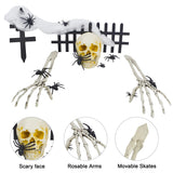 1 x RAW Customer Returns JOYIN Halloween Cemetery Spike Decoration, Halloween Scary Cemetery Yard Stake Prop for Yard Decoration Stakes, Outdoor Halloween Props Halloween - RRP €20.16