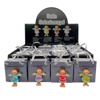 1 x RAW Customer Returns MIK funshopping little guardian angels in a bag set - 24 pieces of heavenly lucky charms, color-sorted in the display. Adorable, hand-painted angels in mini format. colorful  - RRP €52.64