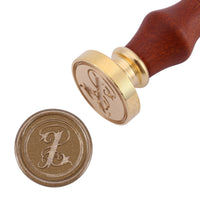 1 x Brand New Mogokoyo Vintage Style Wax Seal Stamp Initials Letter Stamp with Wooden Handle AZ Gothic Font Seal Signet Letter 26 Letters Z  - RRP €20.4