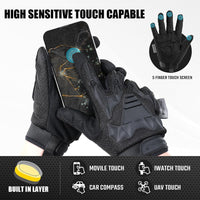 1 x RAW Customer Returns WTACTFUL Tactical Gloves,Tatical Gloves,Motorcycle Gloves,Men s Touchscreen Motorcycle Gloves for Mountain Bike, Motocross, Climbing, Security, Hiking, Motorcycle, Hunting Black XL - RRP €20.14