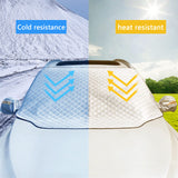 4 x Brand New Car Windshield Protective Cover, 170 x 143 cm, Sun Protection for Car, Car Windshield, with 9 Fixing Magnets for Protection Against Sun, Snow - RRP €120.0