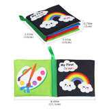 3 x Brand New Hapavis Cloth Toy Books, Sensory Books for Babies, High Contrast Black and White, Early Education Toys - RRP €57.6