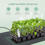 1 x RAW Customer Returns Luxbird Heating Mat with Thermostat, Indoor Greenhouse Heat Mat for Seedling Germination Indoor Garden Greenhouse, IP67 Waterproof, 52.7x25.4cm, 30Watt - RRP €34.99