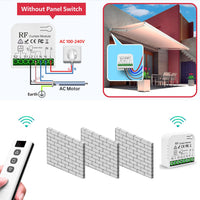 1 x RAW Customer Returns Tedeligo radio roller shutter control retrofit kit, radio switch for roller shutters, blinds, awnings, easy installation, up to 100m range, 2200W white - RRP €20.26