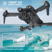 1 x RAW Customer Returns TTROARDS 12 Drone with 2 Camera, Drone for Kids 1080P Camera, Drone with Camera Electrically Adjustable RC Drones WiFi FPV Transmission Quadcopter for Adults and Children Dual Cameras - RRP €50.41