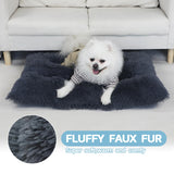 2 x Brand New Nepfaivy Dog Bed Large Dogs Fluffy - Dog Cushion Washable Dog Mat Made of Plush, Anti Stress Cuddly Dog Mattress with Non-Slip Base, 93x65cm - RRP €61.98