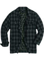 1 x RAW Customer Returns COOFANDY Men s Flannel Shirt Lined Lumberjack Shirts Long Sleeve Button Down Checked Lumberjack Jacket with Pocket Navy Blue XL - RRP €38.66