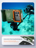 1 x RAW Customer Returns Lanhiem Waterproof Phone Case IPX8 Universal Diving Professional Cell Phone Underwater Case Waterproof deep 15M for iPhone Samsung Huawei Google Xiaomi Snorkeling Surfing Case, Green - RRP €41.99