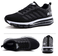 1 x Brand New tqgold sports shoes men women running shoes sneakers sneakers lightweight shoes black, 38 size - RRP €33.13