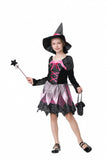 1 x Brand New Willheoy girls witch costume baby children carnival costume witch dress with witch hat for Halloween cosplay - RRP €22.49