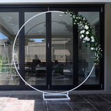 1 x RAW Customer Returns 2m balloon arch, balloon arch frame with base, wedding arch, balloon arch, balloon arch, balloon arch frame, balloon arch, wedding arch white  - RRP €49.18