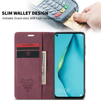 1 x Brand New JMstore case compatible with iPhone XS Max, leather flip protective case wallet cell phone case with credit card stand function red  - RRP €21.6