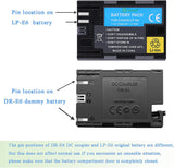 1 x RAW Customer Returns ACK-E6 Replacement Charger for Canon EOS 70D 7D, EOS 60D 6D, EOS 5D Mark II, EOS 5DS, EOS 5DS-R DSLR Cameras with Fully Decoded Smart Chip - RRP €26.88