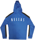 1 x RAW Customer Returns Greece Jacket Sweater Royal GO Hellas Jersey Look Zip Nation Football Sport L  - RRP €45.36