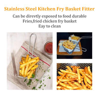 1 x RAW Customer Returns TOKINCEN 12 pieces frying basket small serving basket stainless steel for fries mini fries basket fries basket fryer basket frying basket for serving for french fries shrimp onion rings - RRP €23.18