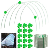 1 x RAW Customer Returns Greenhouse Hoops 10 pieces 200 cm removable greenhouse rings for plant cover film tunnel greenhouse hoops arches plastic fiberglass planting tunnel for garden fabric garden stakes - RRP €30.16