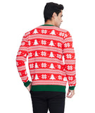 1 x RAW Customer Returns Idgreatim Men s Women s Christmas Sweater Ugly Christmas Sweater Ugly Christmas Sweater Jumper 3D Printed Long Sleeve Knitted Sweater, Sheep Red, S - RRP €30.24