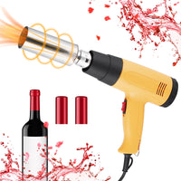 1 x RAW Customer Returns 1800W Bottle Cap Heat Shrink Wrapping Machine Wine Bottle Cap Heat Sealer Electric Bottle Cap Machine 50MM  - RRP €69.66