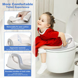 1 x RAW Customer Returns Maliton children s toilet seat with 2-step step stool for children 1-8 years, potty for children with soft seat ring, anti-slip design, splash guard - RRP €39.99