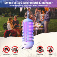 1 x RAW Customer Returns Galtville Rechargeable Mosquito Trap LED Lamp with 3 Light Auto Mode Electronic Insect Killer Indoor Outdoor Bug Zapper Fly Trap for Camp, Home, Garden, Office - RRP €30.68