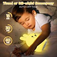 1 x RAW Customer Returns Nice Dream Penguin Night Light for Children, 9 Color Silicone Baby Night Light with Remote Control, USB Rechargeable Children s Night Light Kawaii Nursery Decoration Girls Boys Gifts 6.1 x 4.8 x 4.8 inches  - RRP €21.16