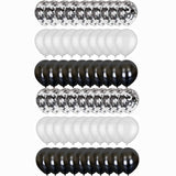 2 x Brand New Yisscen 60 Pieces Black Balloons, Balloons Confetti Black Balloons, White Latex Balloons, Helium Balloons, Used for Wedding Valentine s Day Girl Child Birthday Party Decoration - RRP €22.18