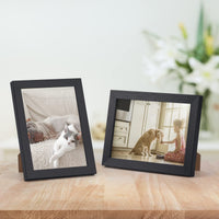 1 x RAW Customer Returns EXYGLO set of 12 picture frames 10x15 cm, black photo frame collage for 15x10 cm photos and pictures, modern frame light and thin - wall or table stand - RRP €28.96