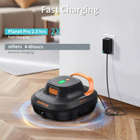 1 x RAW Customer Returns  2024 New CoasTeering Wireless Pool Robot, 120 Minutes Powerful Suction, 2 Brushless Motors, One-Click Start, Auto Parking, Above Ground Pool Cleaner Robot for Pools up to 120m  - RRP €196.72