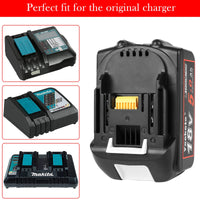 1 x RAW Customer Returns Battery 18V for Makita replacement battery BL1850B tool battery 2 pieces 5.0Ah Li-Ion with LED display Compatible BL1860B BL1850 BL1855 BL1840 BL1830 BL1835 BL1820B BL1815Rechargeable replacement battery - RRP €57.55