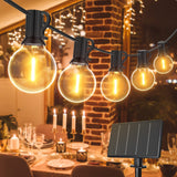 1 x RAW Customer Returns GLUROO LED fairy lights outdoor solar, 24M fairy lights light bulb with 4 lighting modes, 40 2 bulbs, fairy lights outdoor power waterproof for home, patio, party - RRP €49.18