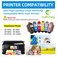 1 x RAW Customer Returns JoyPrinting 378XL printer cartridges for Epson 378 XL 378XL multipack compatible for Expression Photo XP-8500 XP-8505 XP-8600 XP-8000 XP-8005 XP-8700 XP-8605 XP-15000 pack of 5  - RRP €21.0