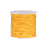 1 x Brand New sourcing map Nylon Cord DIY Making Satin String Craft Wire with Plastic Spool 147ft Gold Tone - RRP €11.9