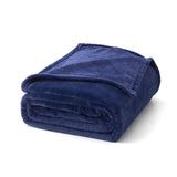 1 x RAW Customer Returns MIULEE Cuddly Blanket Fluffy Blanket Fleece Blanket Living Blankets Couch Blanket Fluffy Throw Microfiber Bedspread Sofa Blanket Blanket For Bed Sofa Bedroom Office 150x200 cm Dark Blue - RRP €19.99