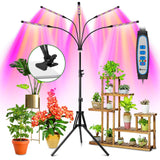 1 x RAW Customer Returns wolezek plant lamp with stand, 5 head 100 LEDs plant lamp full spectrum, plant light, grow light with 3 color modes, 5 levels dimmable, 6 12 16H auto timer, growth lamp for plants - RRP €45.99