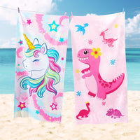 1 x RAW Customer Returns WERNNSAI Unicorn Beach Towel - 76 x 150 cm Pink Polyester Camping Towels for Girls Kids Quick Drying Bath Towel Ultra Absorbent Super Soft Beach Blanket Pool Travel Swimming Bath Towel - RRP €9.83